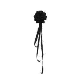 Anne ash Anush Cotton Flower Corsage BLACK