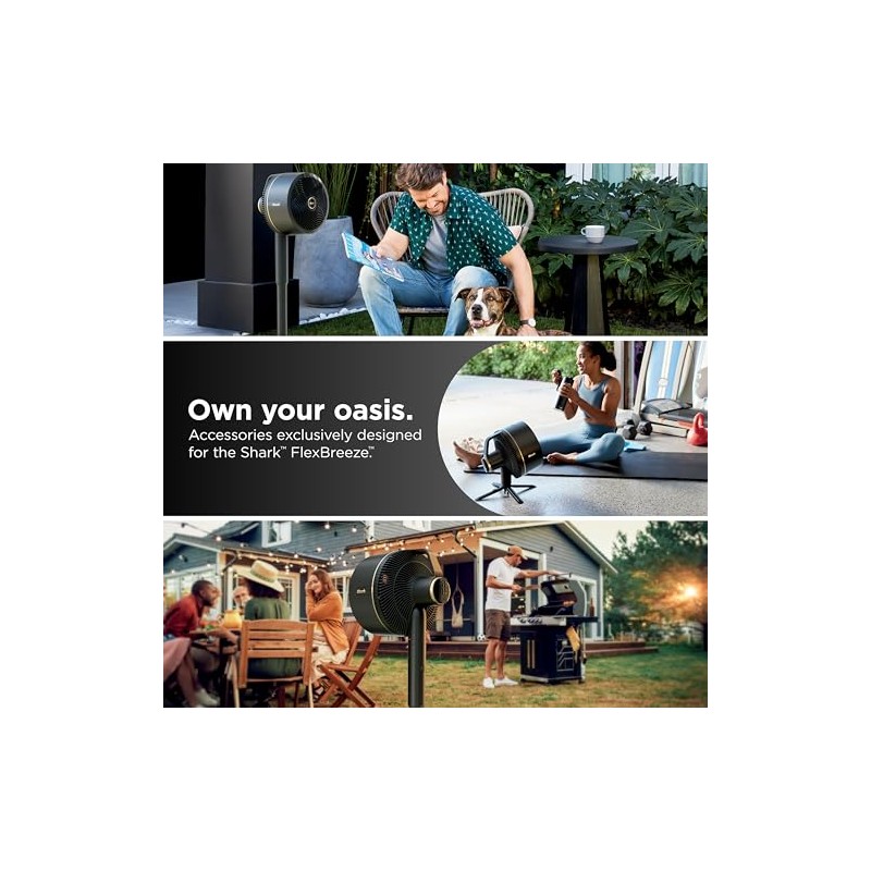 Shark FlexBreeze Fan Storage Cover, FA20XCOVER, Black