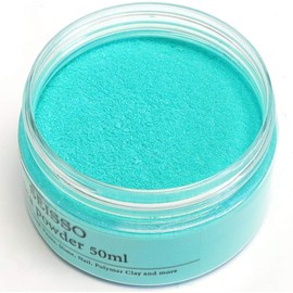 SEISSO Turquoise Blue Mica Powder for Epoxy Resin 1.7 oz /50g Powdered Pigment for Soap Colorant Bath Bomb Dye, Cosmetic Grade for Lip Gloss, Acrylic Nails Polish, Craft Projects