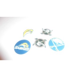 Photo Paper Pre Cut One Inch Bottle Cap Images! Buffalo Sabres with Free Shipping - photo, 25 images