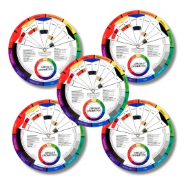5pzs Círculo Cromático Profesional Rueda De Color En Español