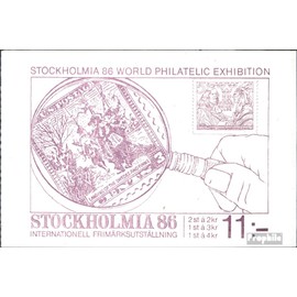 Sweden MH111 (complete.issue.) 1986 STOCKHOLMIA `86 (Stamps for collectors) Stamp on stamp
