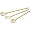 NEUSTANLO Wooden Cooking Spoons Set of 3 30 cm, 25.5
