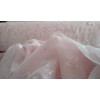 Unbranded Discount embroidered pink Voile 110" wide by yard. Semi
