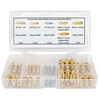 Dsnaduo 36 PCS Bleeder Valve,Brake Bleeder Screw Assortment Kit Replace