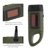 Multifunction Solar Hand LED Emergency Flashlight Crank Torch ABS Folding