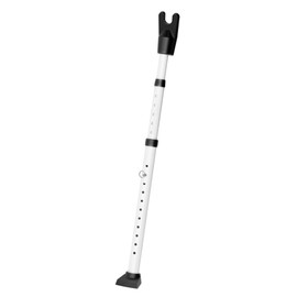 WINSOON Sliding Door Security Bar, Heavy Duty Adjustable Door Security Bar for Sliding Glass Door Patio Door Home Apartment Travel Hotel - (1 Pack,White)