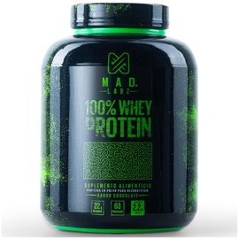 Mad Labz 100% Whey, 2.26kg 63 Servicios, 100% Whey Proteina, Sabor CHOCOLATE