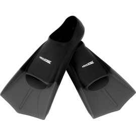 Aqua Speed High Tech Short Training Fins Swimming Training Short Fins Diving Fins Sizes 33-48, Colour: Silver/26, Sizes: 37/38