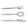 Harfield Copolyester Silver Cutlery Set 20cm (x4 Sets) Reusable Virtually