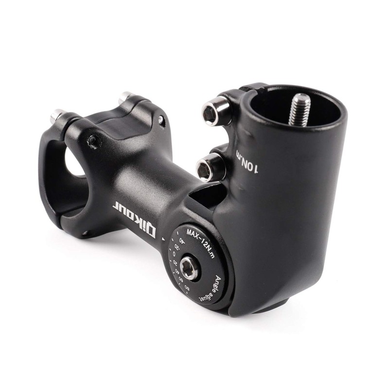 Bike Stem Adjustable Bicycle Stem 95mm Handlebar Riser Extender for