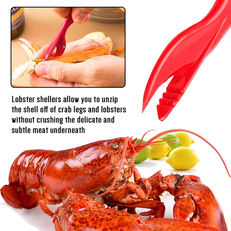 Hiware 20-piece Seafood Tools Set includes 6 Crab Crackers, 6
