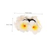 PACKOVE Hawaiian Flower Hair Tie for Women Thick Elastic Hair