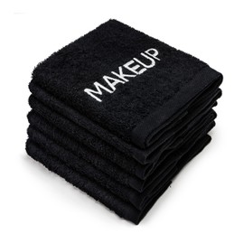 Ben Kaufman 100% Cotton Makeup Remover Face Washcloth - Soft Resuable Makeup Remover Cloths - 13" x 13" - 6 Count