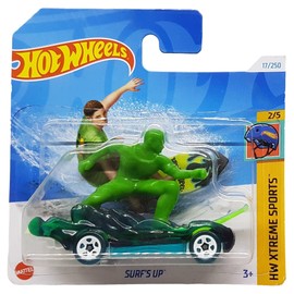 Hot Wheels - Surf's Up - HW Xtreme Sports 2/5 - HTB97 - Short Card - Green - Mattel 2024-1:64
