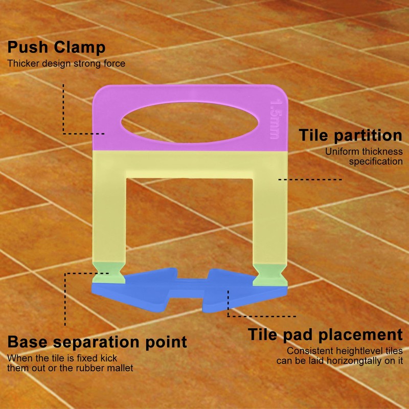 Tile Leveling System Clips 1/16" Tile Leveler Clips 1/16 tile