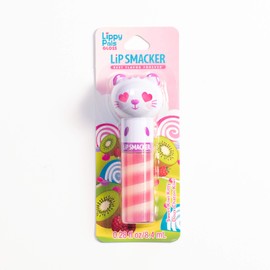 Lip Smacker Lip Smacker Lippy Pals Kitty Kitten, Flavored Moisturizing & Smoothing Soft Shine Lip Balm, Hydrating & Protecting Fun Tasty Glossy Finish, Cruelty-Free & Vegan - Sweet Kiwi Kitten