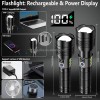 5000MAH Battery 20W White Laser Torch Light 5 Modes Switch