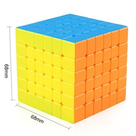 D-FantiX 6x6 Cubing Classroom Meilong 6x6x6 Speed Cube Stickerless Puzzle Cube Toy