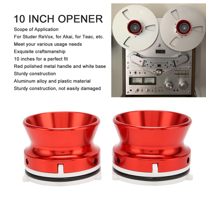 1 Pair NAB Reel Hub Adapters 10 Inch Opener Polishing