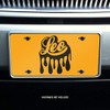 Leo Dripping Paint Printed Vanity Front License Plate Tag KCFP131