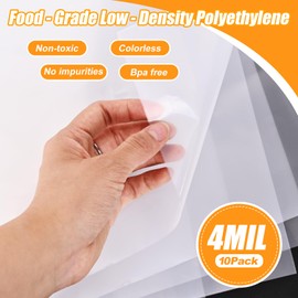 10 Pack Brine Bag, 5 Gallon Bucket Liner Bags, 4Mil Heavy Duty Leak Proof Food Grade & BPA Free Food Storage Bags for Marinading and Food Storage (22 x 30 inches)