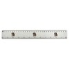'Pirate Skull With Bandana' 30cm (12 Inch) White Plastic Ruler