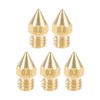 sourcing map 0.8mm 3D Printer Nozzle Head M6 Thread Replacement,