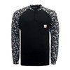 BOCOMAL FR Shirts Flame Resistant Henley Camo Two Tone 7oz