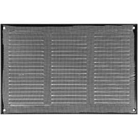 Vent Systems 30 x 20 cm Air Vent Covers - Black - Metal Air Return Grille with Built-in Pest Protection Screen