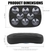 DREAMIZER Motorcycle Leather Pillion Rear Passenger Pad Seat 8 Suction