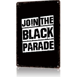 Vintage Metal Sign Decor My Chemical Romance Poster Retro Funny Tin Signs For Man Cave Decor Basement Pub Farmhouse Diner Cafe Outdoor Aluminum Decorations 8×12 Inch