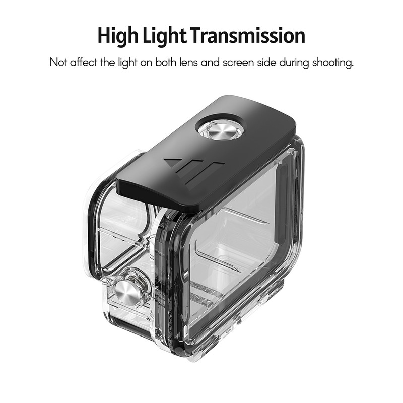 ulanzi Protective Waterproof Case Diving Housing Underwater 196ft/60m Replacement for