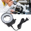 Microscope Ring Light LED Light Source Adjustable Microscope Accessory 100‑240V