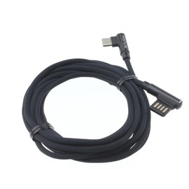 Angle USB Cable 10ft Type-C Charger Cord Compatible with TCL Flip 4 5G, USB-C Power Wire Sync 90 Degree
