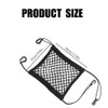 1 Pcs Car Front Seat Partition Stretchable Net, 11.8" x