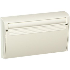 Legrand Pass & Seymour 3726SCWH Thermoplastic Weatherproof Outdoor Horizontal Self Closing Cover, 1 Gang, Decorator or GFCI Outlet, White with Black Gasket (1 Count)