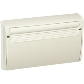 Legrand Pass & Seymour 3726SCWH Thermoplastic Weatherproof Outdoor Horizontal Self Closing Cover, 1 Gang, Decorator or GFCI Outlet, White with Black Gasket (1 Count)