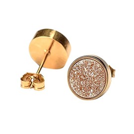 LuckyLy Set Joyería Acero Inoxidable Baño Oro 18K Plata Regalos para Mujer