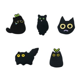5 Cat Brooches, Creative Metal Brooches, Fun Brooches, Simple Design Brooches, Decorative Brooches, Gift Brooches