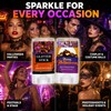 Halloween Glitter Stick Duo, Orange Pink and Purple Gold