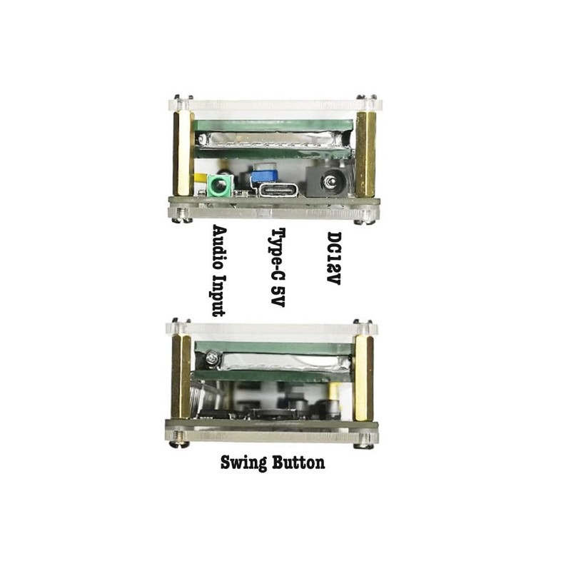 Generic VFD Audio Spectrum Analyzer, Vacuum Fluorescent Display Music Spectrum