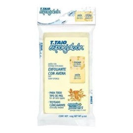 T.Taio 6 Ttaio Esponjabón Exfoliante Avena Amarillo 6 Pack