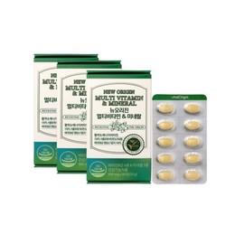 New Origin 뉴오리진 메밀유래 멀티비타민미네랄(30일분) 3개입 New Origin Buckwheat-Based Multivitamin Mineral (30-Day Supply) - Pack of 3