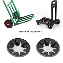 YINETTECH 10Pcs Star-Lock Dome End Axle Caps Stainless Steel Bearing Clip Washer with Cap Anti-Disengagement Shaft Cap Clips for Trolleys Prams Household Appliances