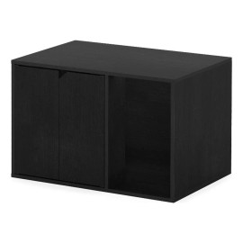 Furinno Peli Small Litter Box Enclosure in Americano