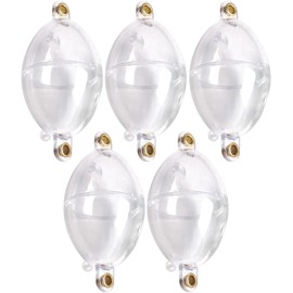 TopHomer 5 x Oval Plastic Water Ball Floats Water Filling Outdoor Fishing Accessories for Boat Fishing Sea Fishing Fishing