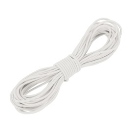 PATIKIL 1/8" x 33' Elastic Bungee Cord, Bungee Shock Cord Kayak Stretch String Rope for Camping Tent Bike Tie Down Kayaking Boating Repairing Poles DIY Canopy Patio, White