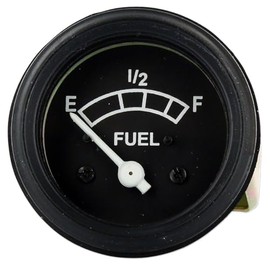 Fuel Gauge With Black Bezel (For 12-volt negative ground) Fits Ford Tractor310949
