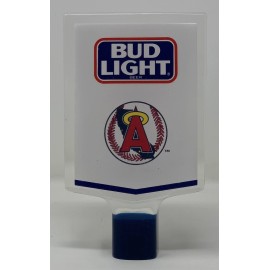 Bud Light Vintage Bud Light California Angels Acrylic Tap Handle - NOS
